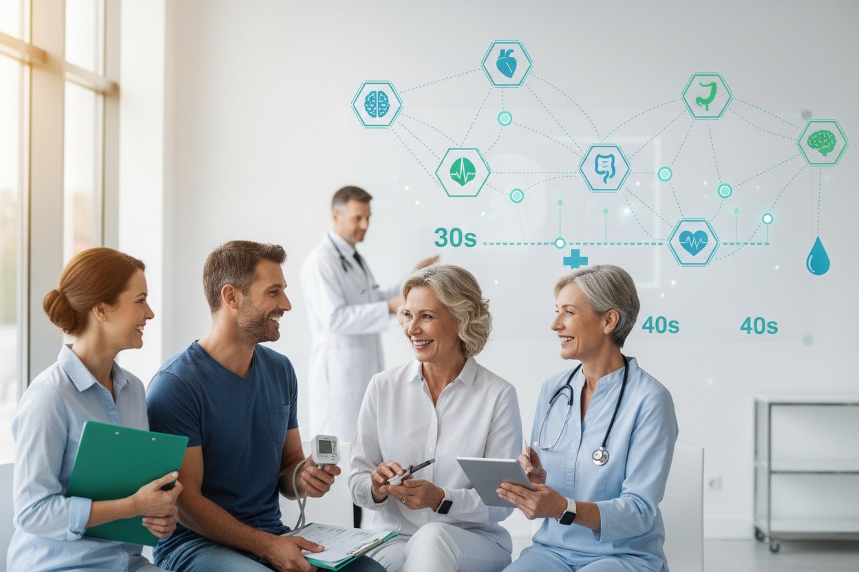 Bilans zdrowia między 30. a 50. rokiem życia — coraz więcej punktów kontrolnych