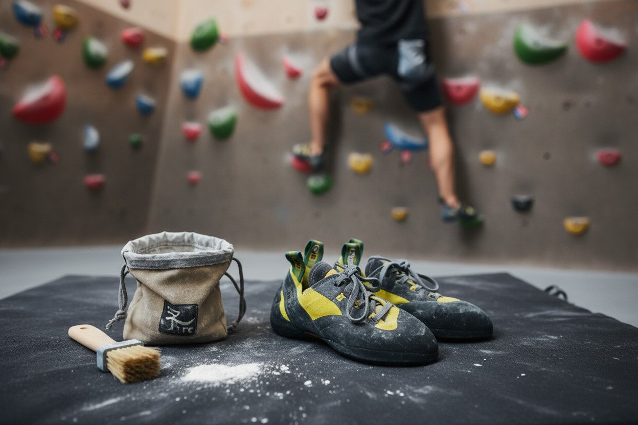 Buty wspinaczkowe i magnezja — sprzęt, który naprawdę robi różnicę