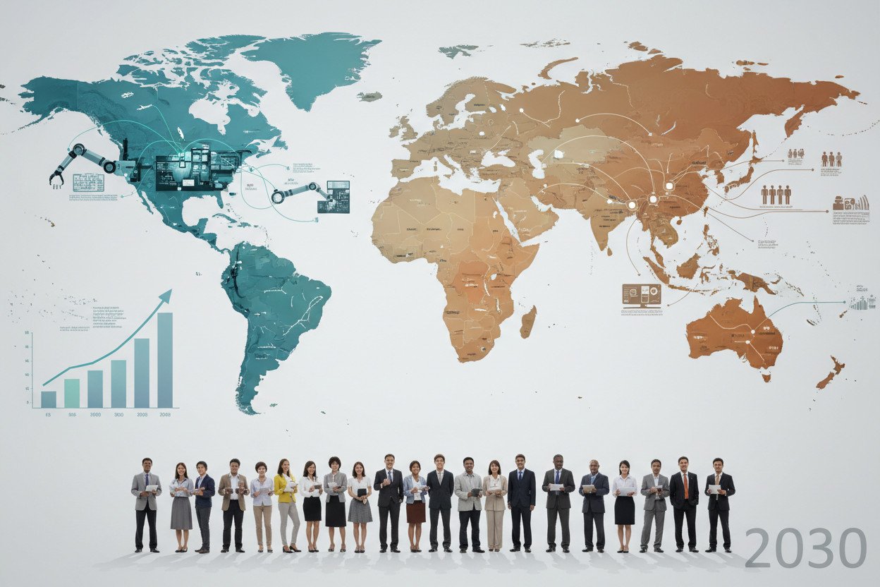 Geograficzne i sektorowe zróżnicowanie wpływu AI na zatrudnienie