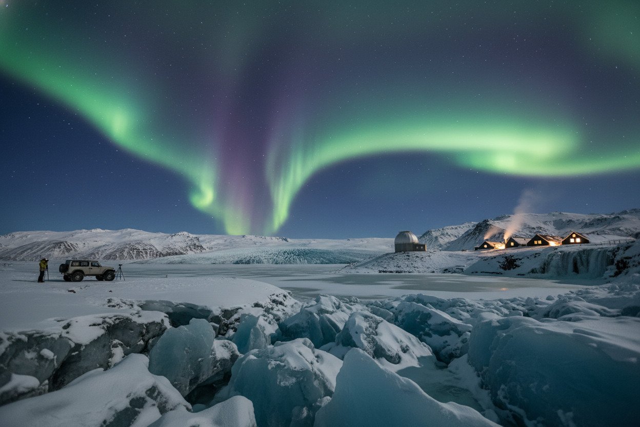Islandia zorza polarna — kiedy i gdzie jej szukać