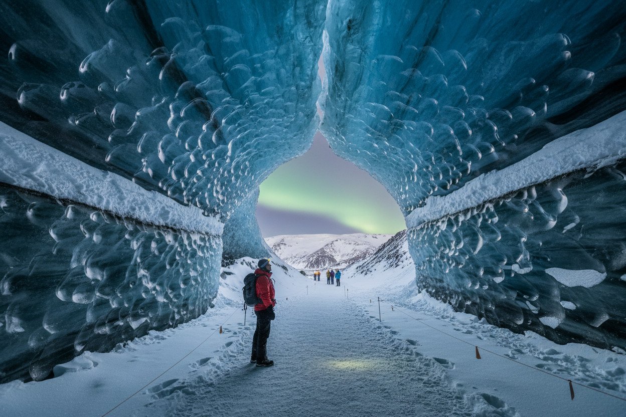 Jaskinie lodowe na Islandii — sezon, trasy i dostęp