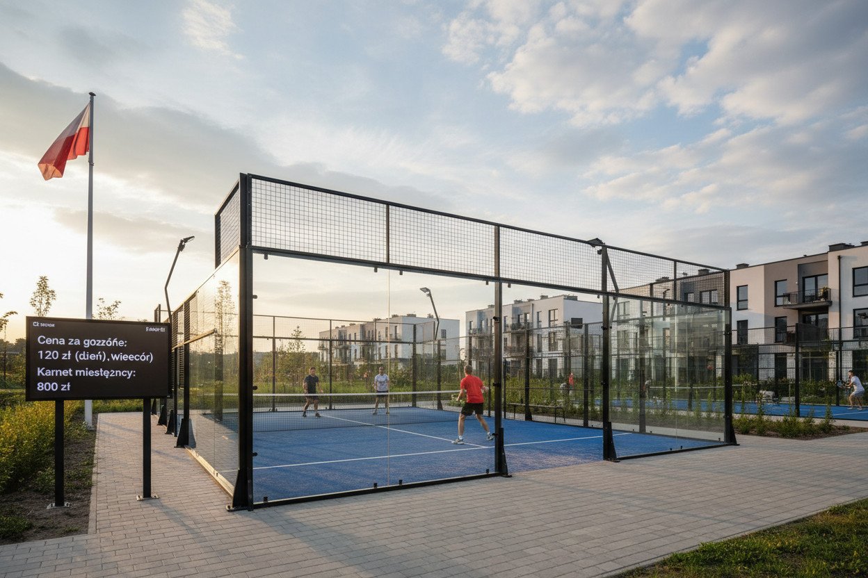 Kort padelowy w Polsce — gdzie grać i ile to kosztuje
