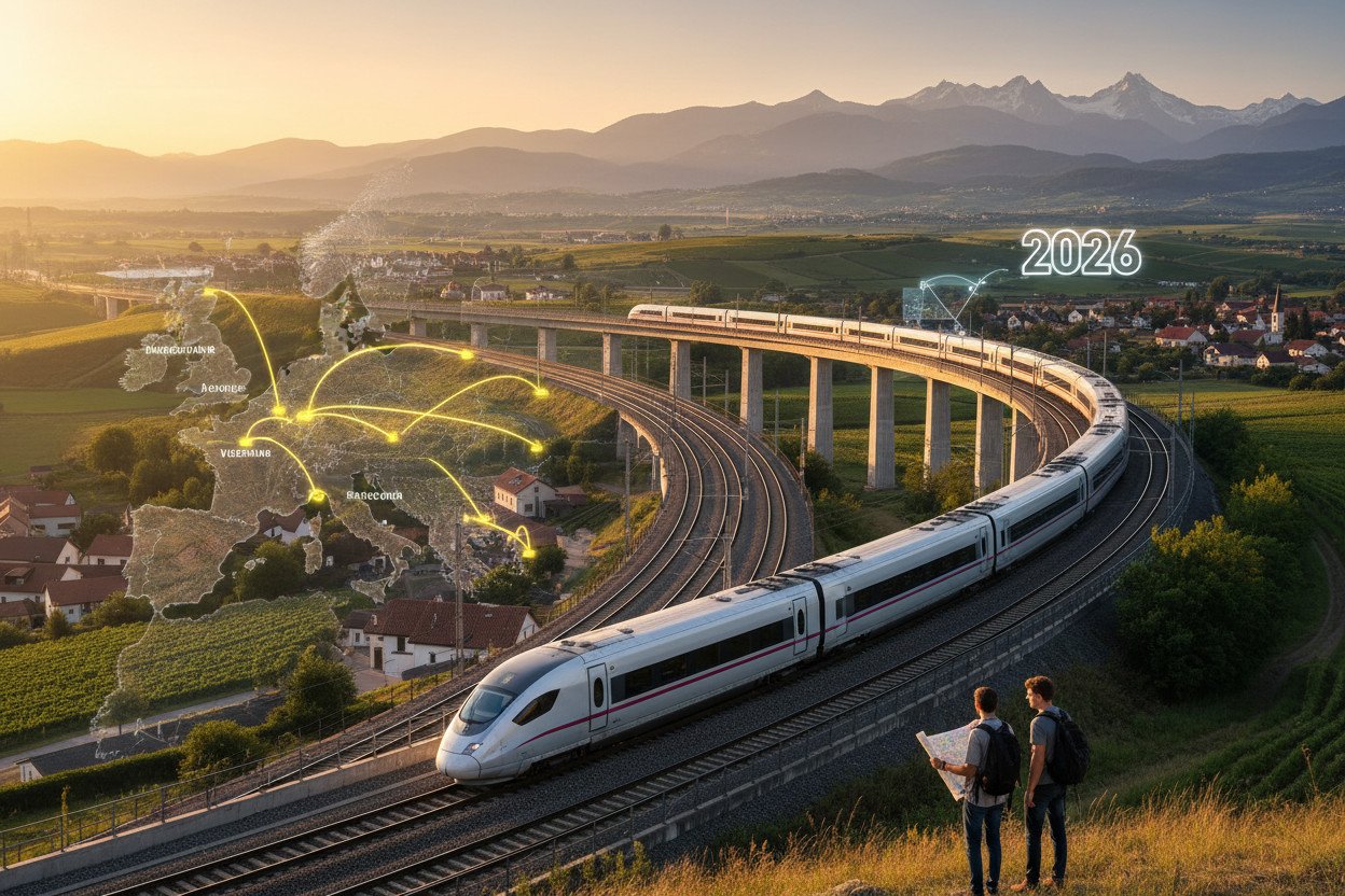 Pociągiem po Europie — trasy, które warto zaplanować w 2026