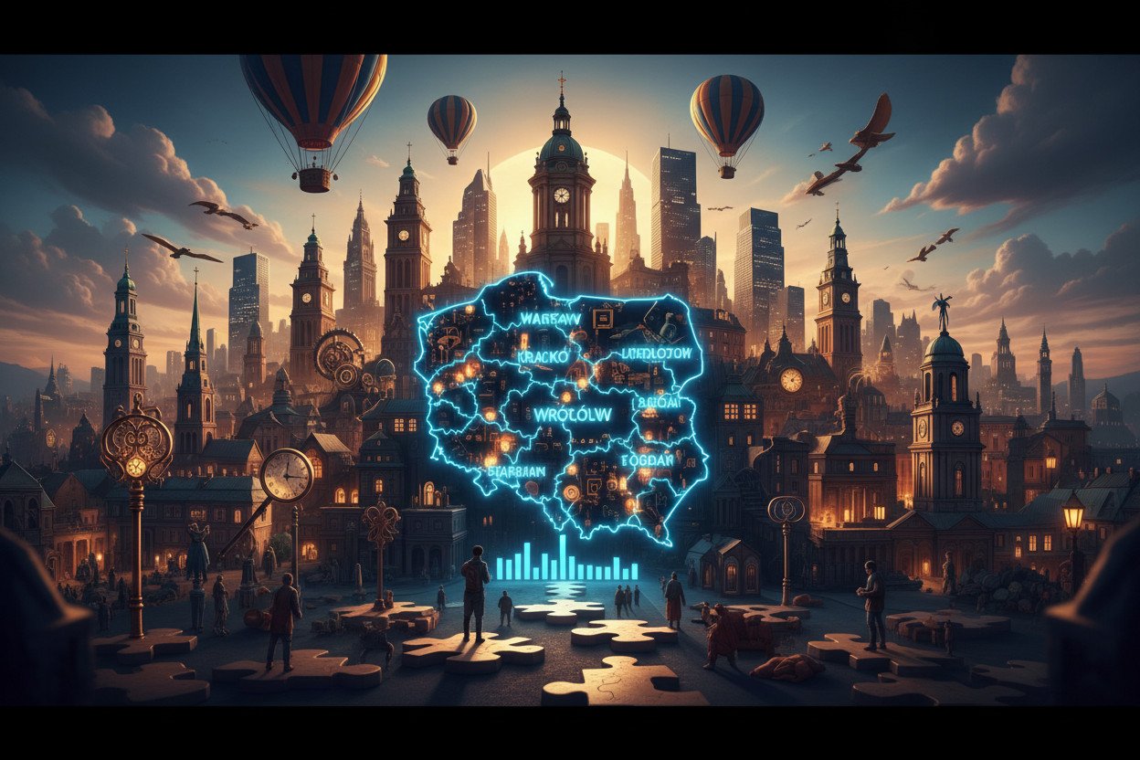 Ranking miast — gdzie escape room Polska jest najsilniejszy