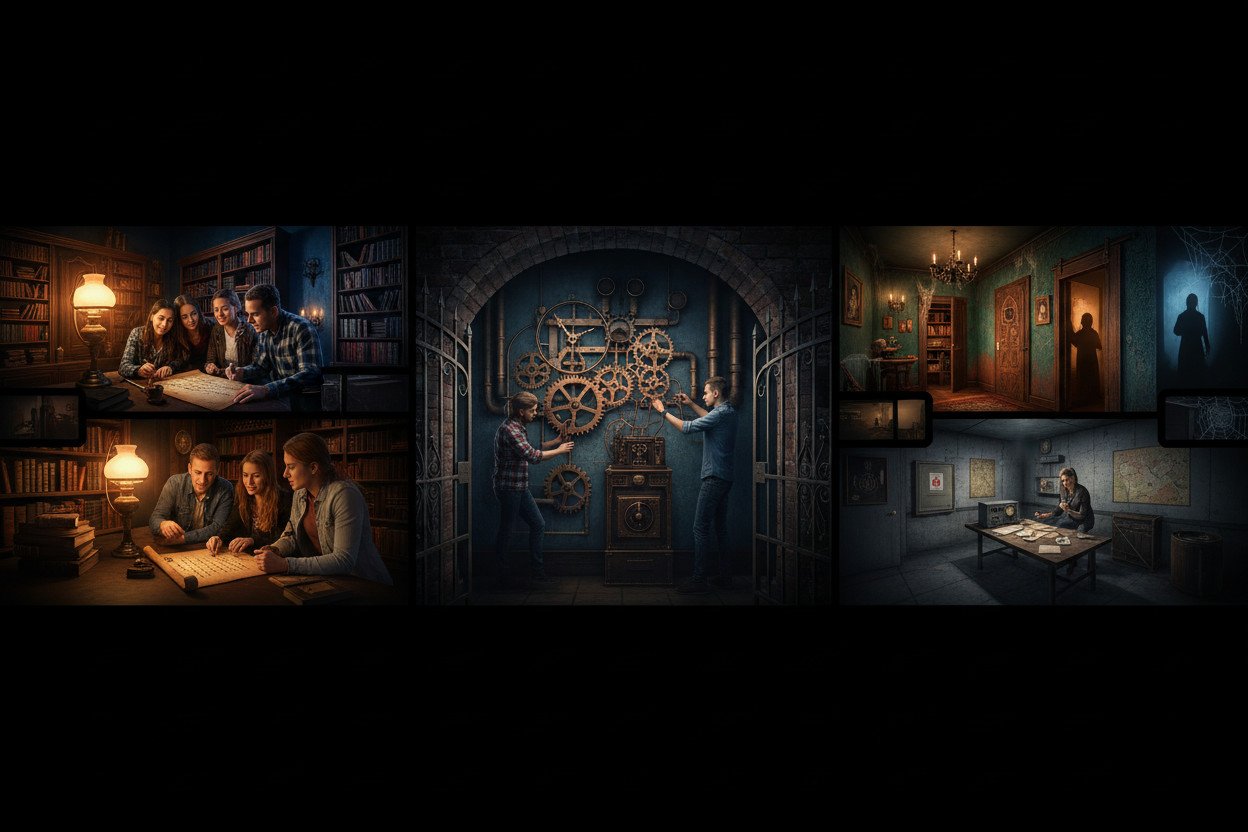 Typy pokojów zagadek i najpopularniejsze scenariusze w Polsce