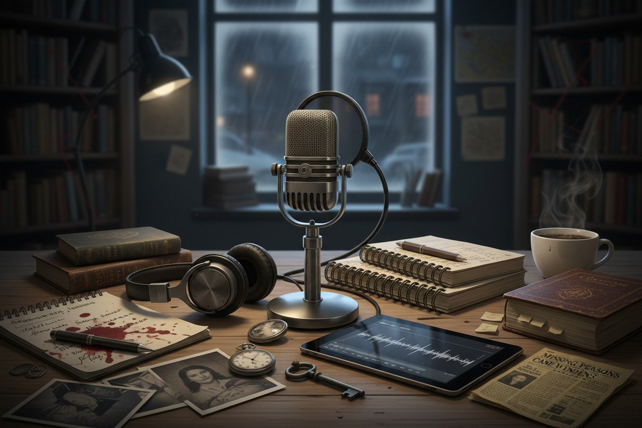 Zagraniczne kryminalne podcasty z najgłośniejszych spraw